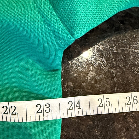 NWT Anthropologie Maeve Green/White V-Neck Twofer Knit Pullover Small - Picture 9 of 12